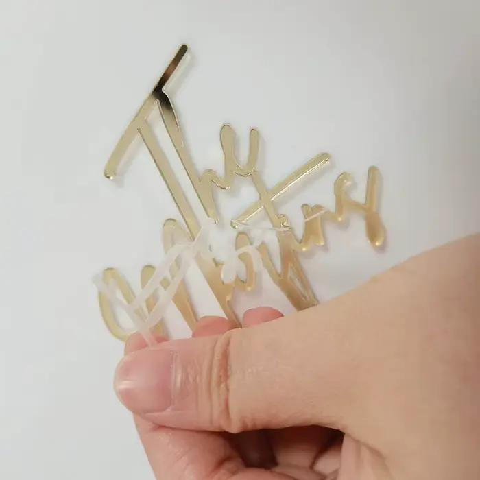Bâtonnets de calligraphie personnalisés, 100 pièces, agitateurs de clics de nom personnalisés, accessoires de barre, centre de table de mariage