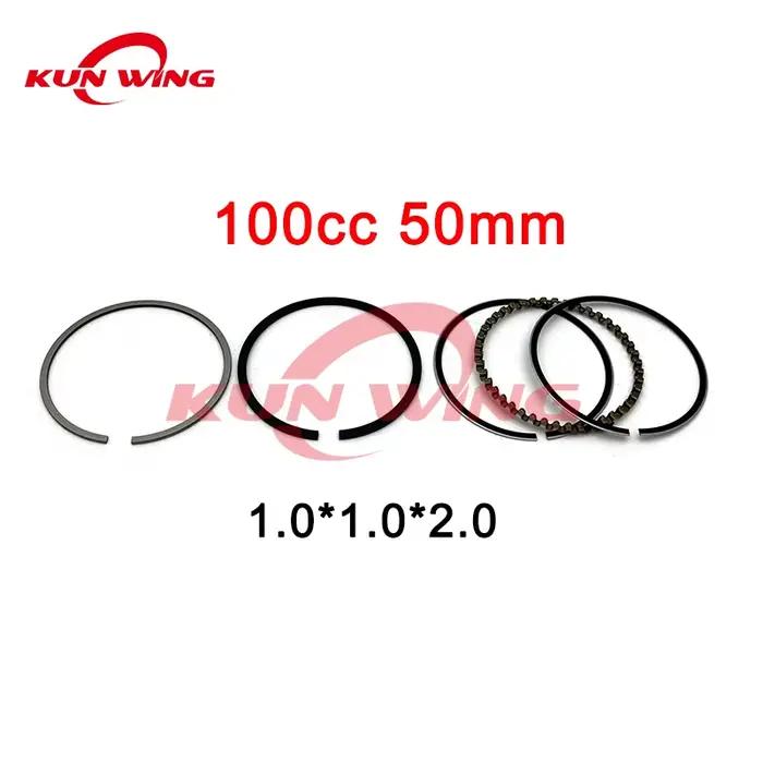 Anneaux de Piston pour Moto, 39mm 44mm 47mm 50mm 52.4mm, pour Dean 6 50 60 80 100 125 150 CC 4 Temps, Imagomoteur Scooter RL Pit Bike