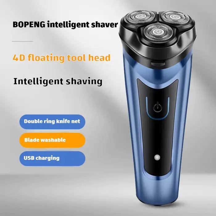 Rasoir pour hommes USB rasoir électrique puissant barbe Machine à raser rasoir électrique Rechargeable étanche