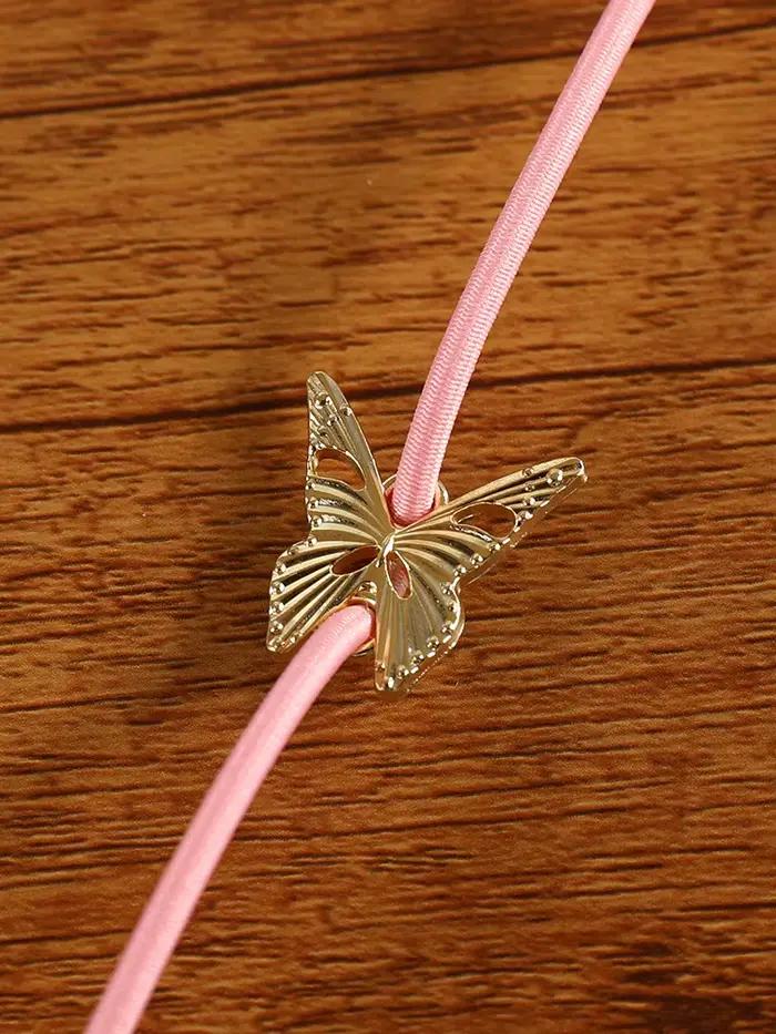 Rinabe Bikini rose, maillot de bain deux pièces, coupe haute, style triangle, à lanières, nouveau style