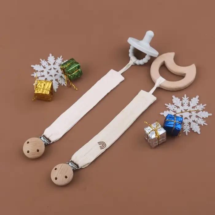 Attache-tétine en coton doux pour bébé, chaîne sucette, support mamelon pour mamelons, jouet factice, Clip factice, cadeau