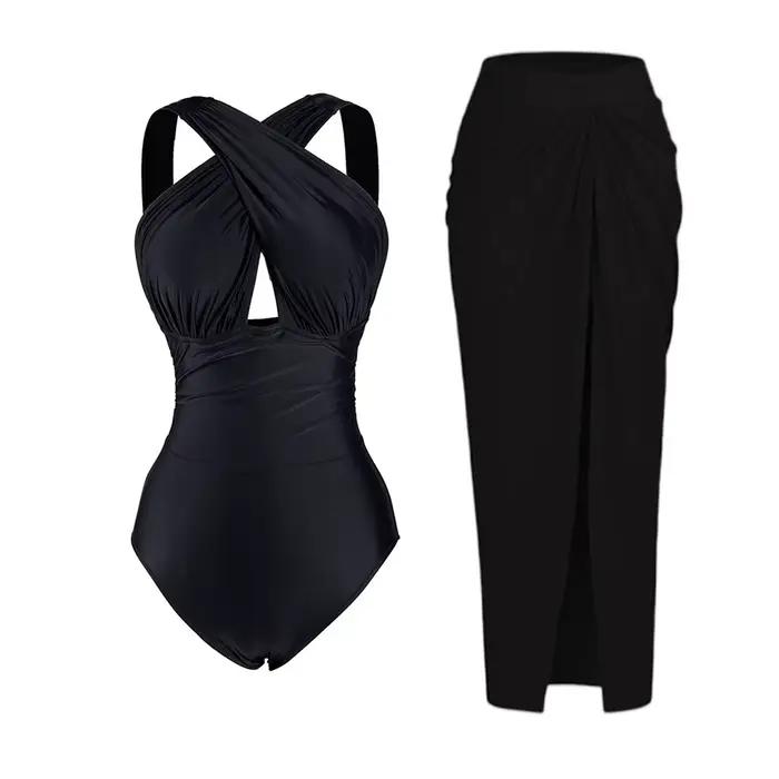 Maillot de bain vintage une pièce pour femme