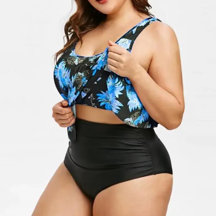 Été femmes grande taille Sexy imprimé maillot de bain brésilien maillots