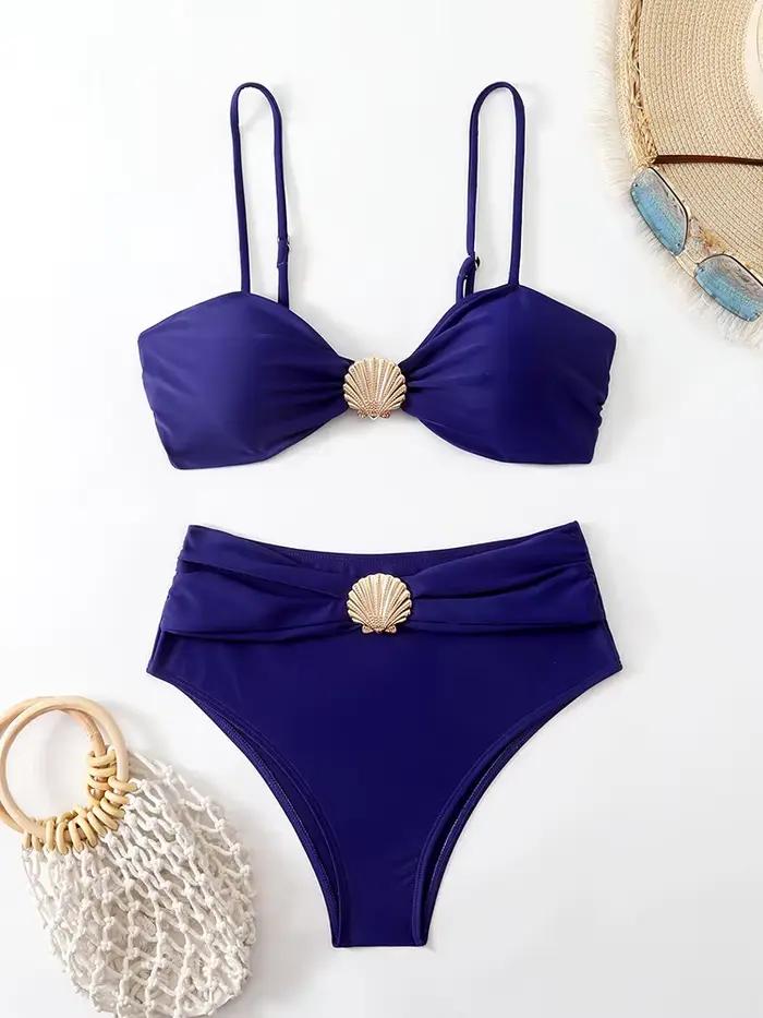 Bikini taille haute pour femmes