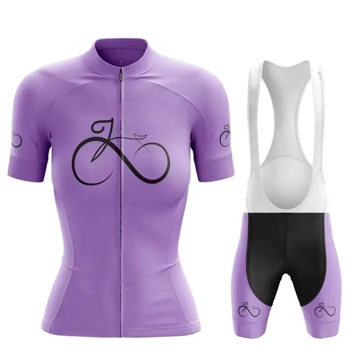 Maillot de cyclisme respirant à manches courtes pour femme, vêtements de vélo d'extérieur, tenue de cyclisme estivale pour femme, maillot de route