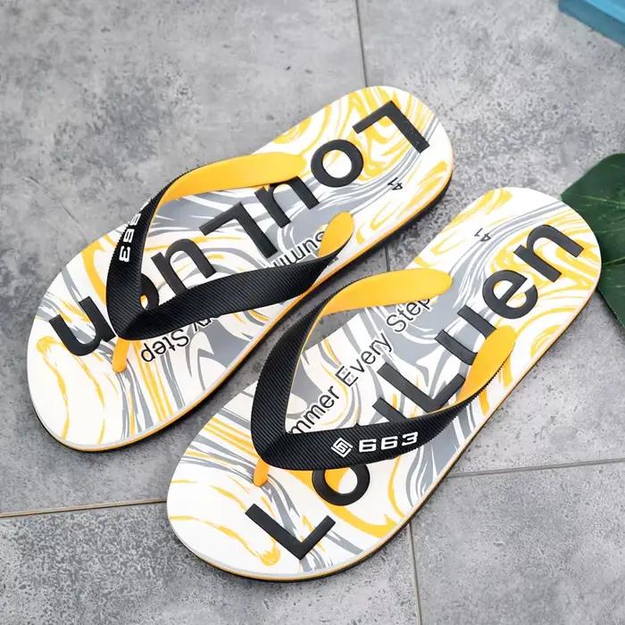 Mayba – pantoufles d'été pour hommes, tongs légères, chaussures de plage, taille 39-45