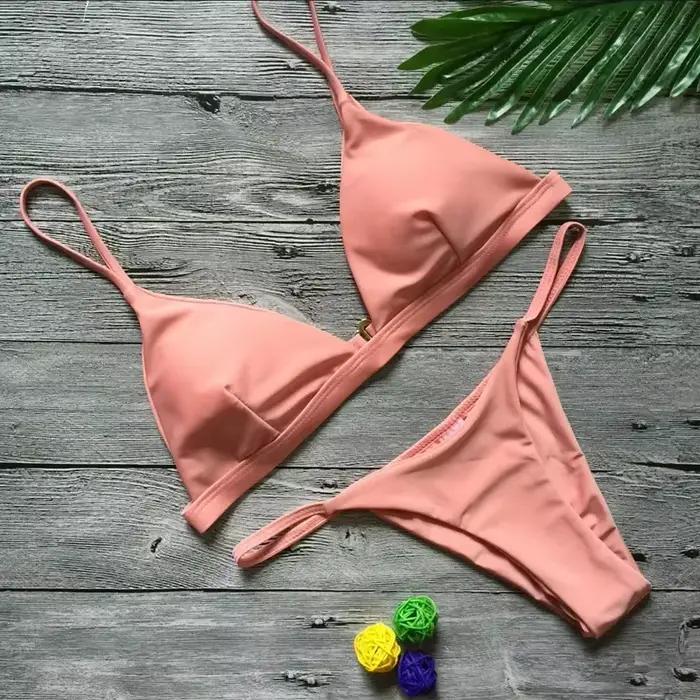 Nouveau Ensemble Micro Bikini Bandeau 2026 pour Femme