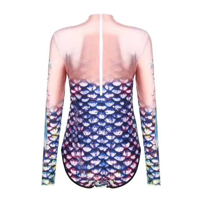 Maillot de Bain Sirène Élégant Imprimé 3D pour Femme Occasionnels Plage Natation Cosplay