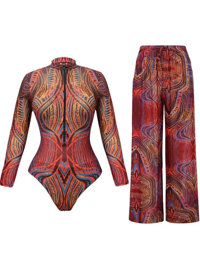 2 pièces ensembles maillots de bain et Panst Sexy maillot