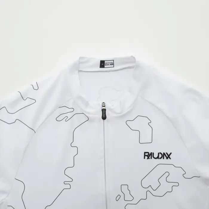 Raudax – Maillot de cyclisme à manches courtes pour hommes, protection UV, vêtements de course, vêtements de vélo, Ropa Ciclismo
