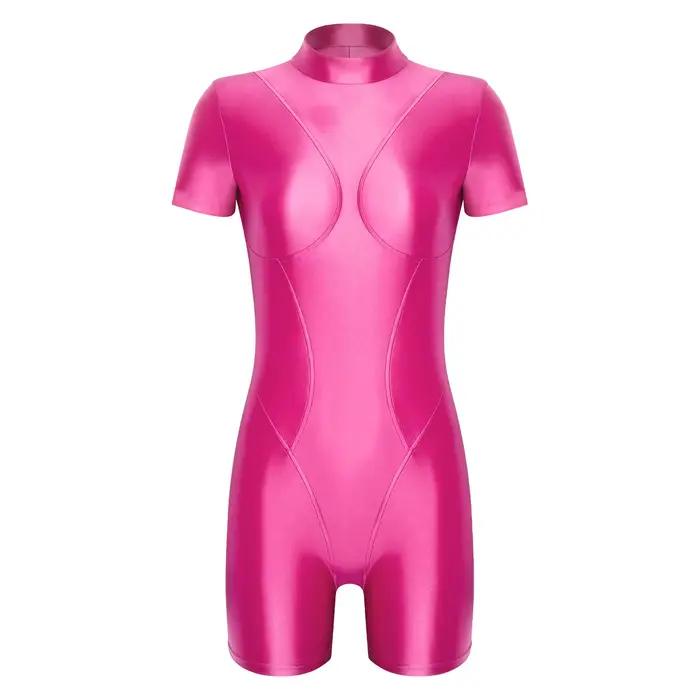 Maillot de bain une pièce brillant pour femme