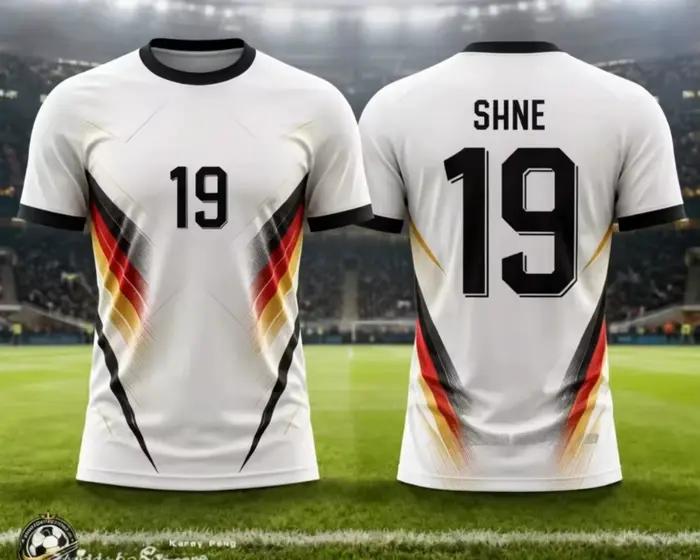 Maillot de football commémoratif Allemagne 2026 Musiala – T-shirt de sport d'été pour homme, enfant et femme ﻿
