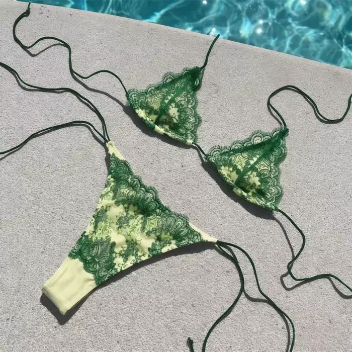 Bikini en dentelle 2026 Push-up pour femme