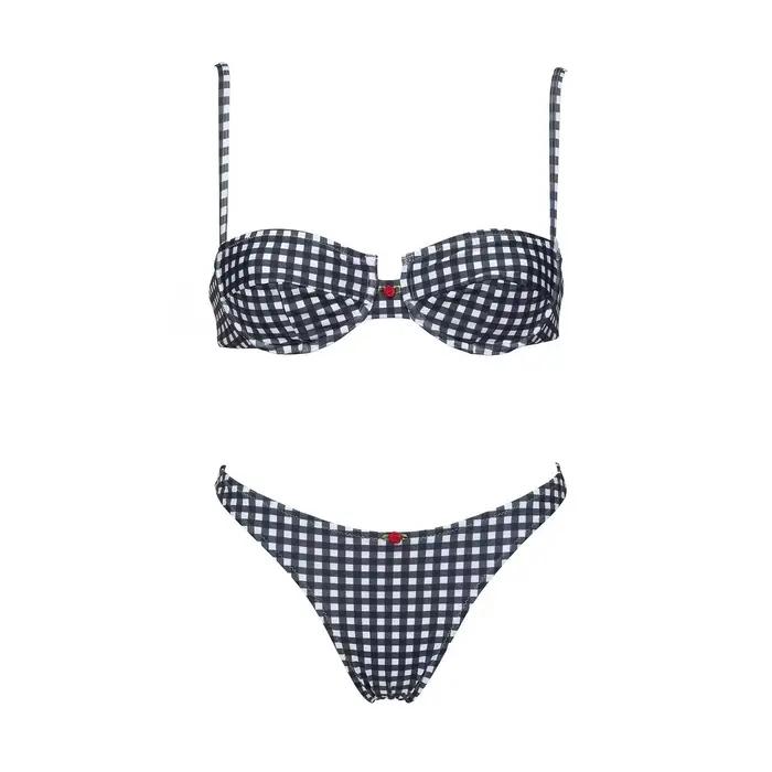 Bikini bandeau push-up pour femme 2026