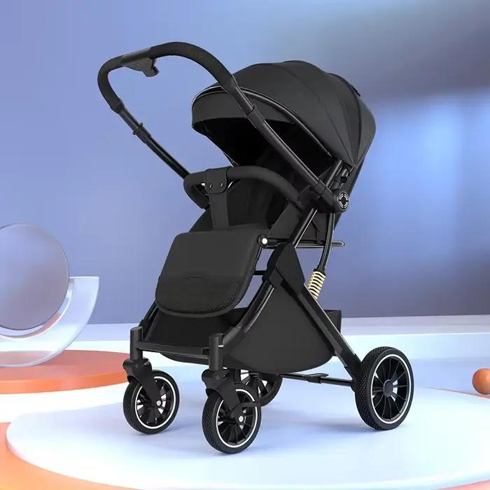 Poussette Légère pour Bébé de 0 à 3 Ans, Confortable, Plusieurs Assises et Allongées