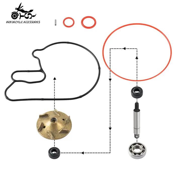 Kit de réparation de pompe à eau SJ Motorcycle Accessories 1A001276 pour Piaggio Medley 125 150 2016 - 2021