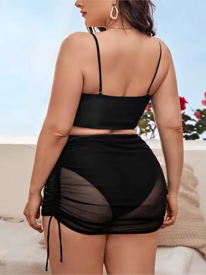 Grande taille taille haute Bikini femmes Push Up grande taille maillot de bain 2025 été Mujer grande taille ventre contrôle maillots de bain Bikini ensembles