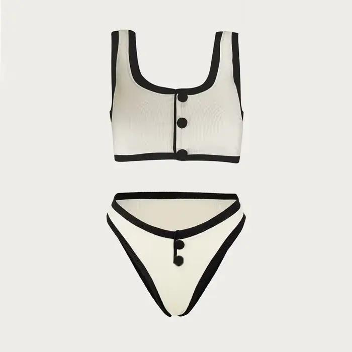 Maillot de bain vintage deux pieces pour femmes bikini de luxe elegant soutien gorge push up couleur unie été occasions speciales plage泳程无法翻译的部分似乎是HTML代码和一个SEO优化的标题，内容已经是法语，且符合题目要求。如果需要转换为中文或其他处理，请进一步说明。