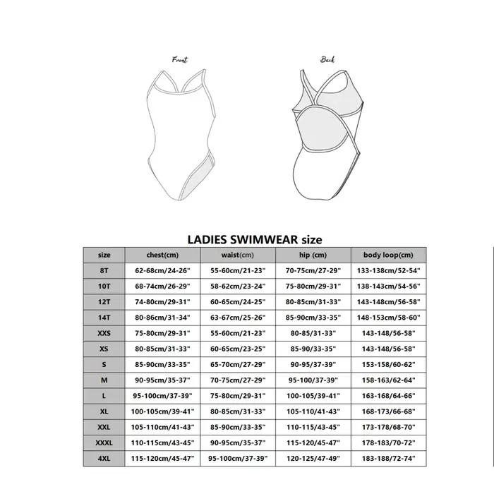 Maillot de bain de sport pour femmes dos nu une pièce haute performance pour nage triathlon surf vigilance entraînement plage