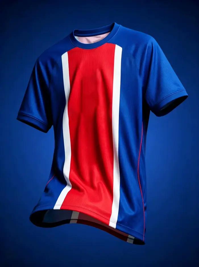Maillot d'entraînement PSG domicile pour homme, t-shirt pour femme, haut pour garçon, t-shirt enfant, t-shirt parent-enfant, séchage rapide, manches courtes, t-shirt pour enfant