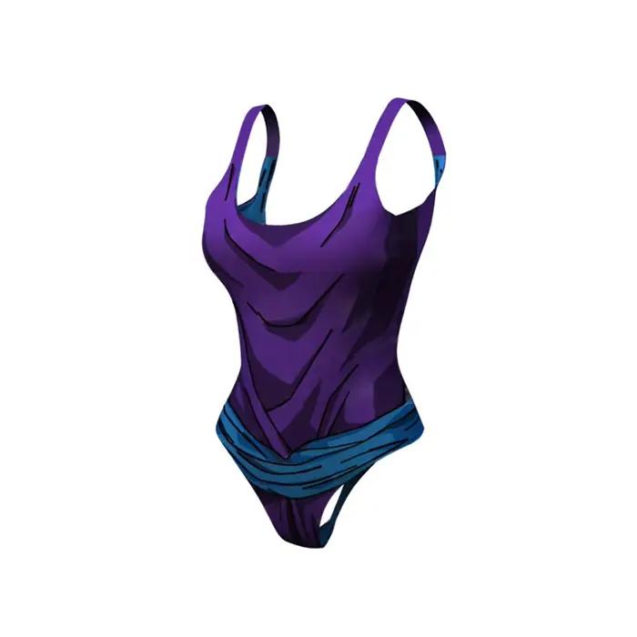 Maillots de bain unis une pièce maillot