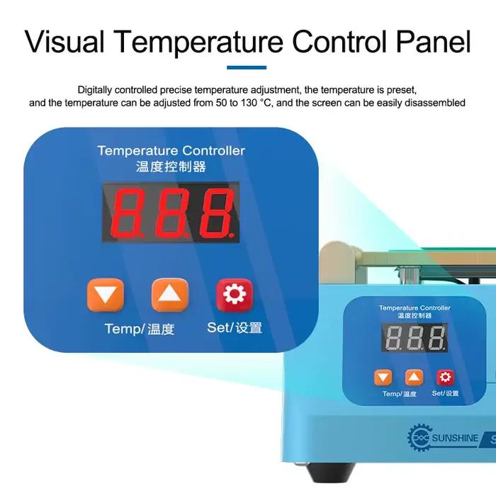 SUNSHINE S-918L séparateur d'écran LCD 8.5 pouces Super aspiration Machine de séparation d'écran de téléphone pour la réparation d'écran iPhone android