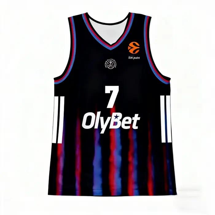 Nouveau Maillot de Basketball Homme Français 2026 – Tenue de Sport pour le Tournoi de Basketball Européen de Paris – Vêtements d'Entraînement de Basketball pour Enfants et Adultes