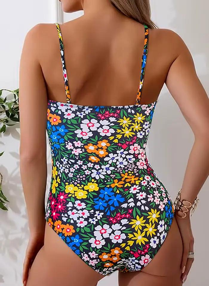 Contrôle du ventre 2025 Sexy une pièce maillots de bain femmes maillot