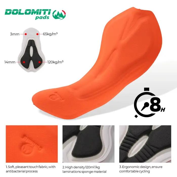 RION-Cuissard à bretelles de cyclisme pour homme, vêtements VTT, collants de vélo de descente, route, équitation, motocross, Dolomiti, 8H Outdoors Pro