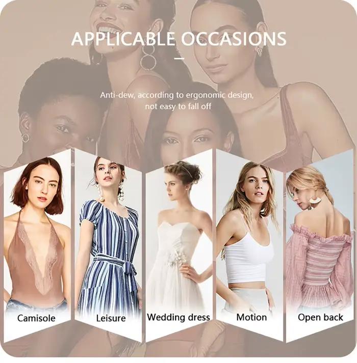 Inserts de soutien-gorge push-up pour rehaussement des seins