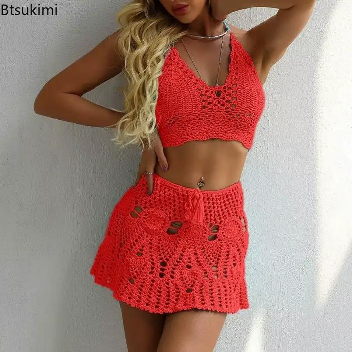 Maillot de bain sexy avec jupe coquillage pour femme