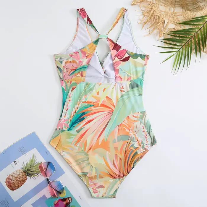 Femmes une pièce maillot de bain vacances femme