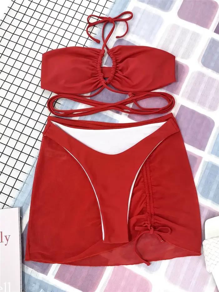 Ensemble de maillot de bain 3 pièces pour femme
