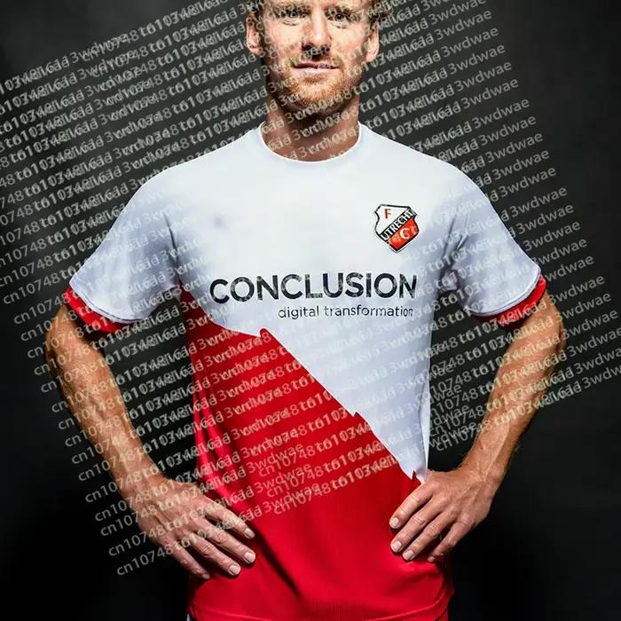 Nouvelle Arrivée 2026 Maillot de Football FC Utrecht Pays-Bas Imprimé en 3D T-Shirt Homme Enfant Sport Famille Garçons Fans Maillots de Foot