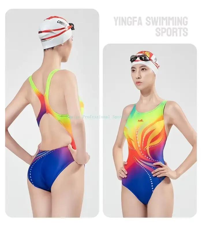Nouveau Yingfa maillot de bain femmes professionnel course