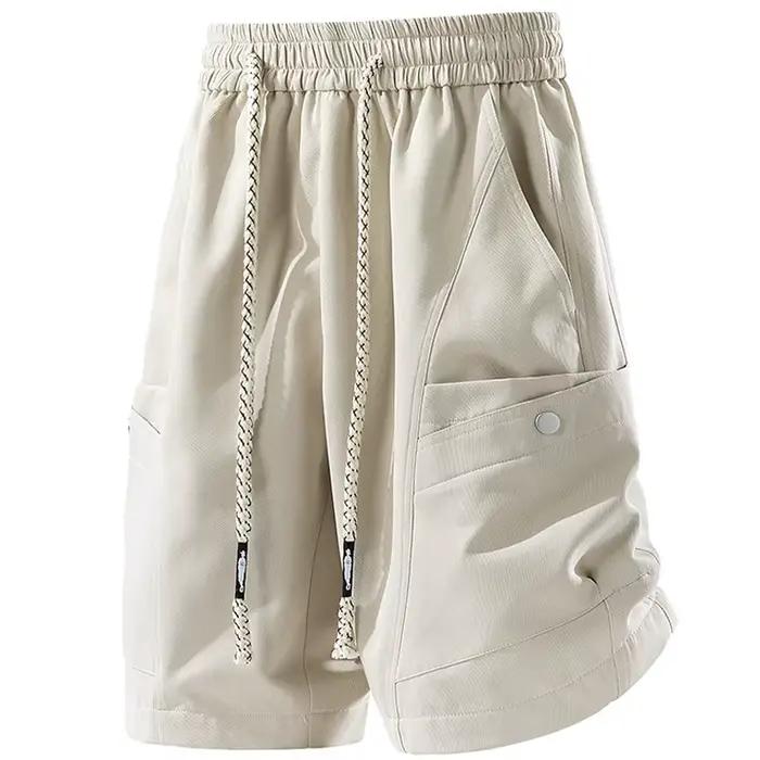 Shorts pour hommes en tailles 6XL, 7XL, 8XL, Nouveaux shorts d'été pour hommes, Pantalons décontractés de sport couleur unie, Pantalon de sport fitness cinq-quarts 1502
