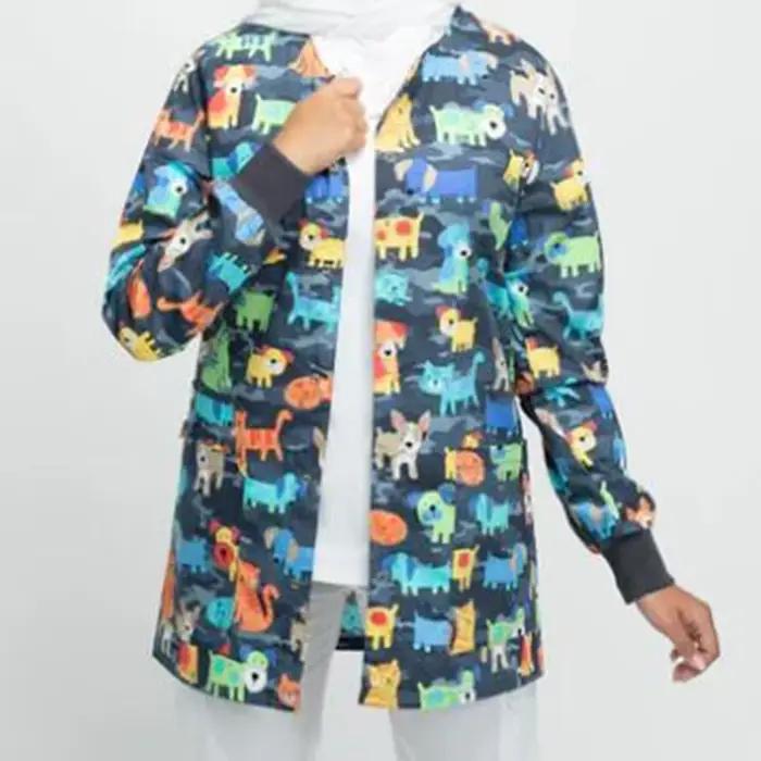 Hennar-Vestes génératrices longues unisexes, vestes médicales, haut de gIslande, taille XXS- 4XL