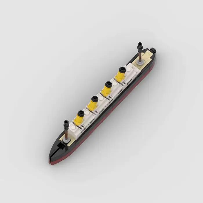 MOC Titanic – blocs de Construction de modèle de bateau de croisière, ensemble de briques, Kit de bateau, ensembles de Construction, jouets à assembler pour enfants, jouets de décoration
