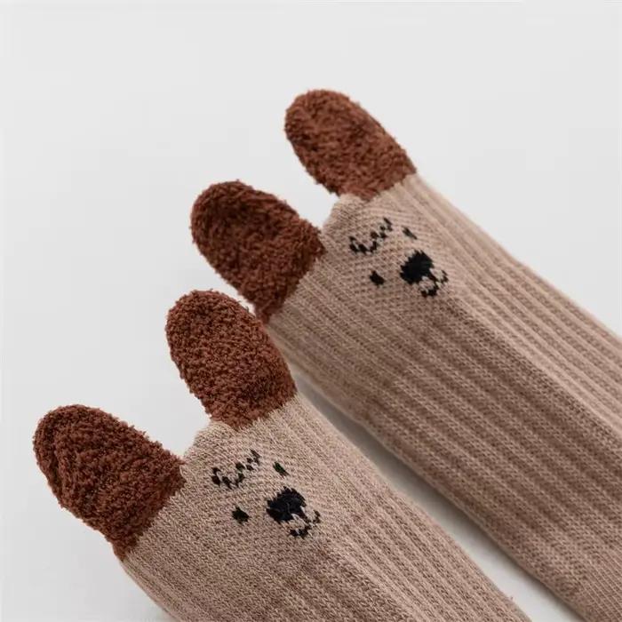 Chaussettes mignonnes en coton doux pour filles et garçons, chaussettes courtes pour bébés garçons et filles de 0 à 8 ans, nouvelle collection automne hiver