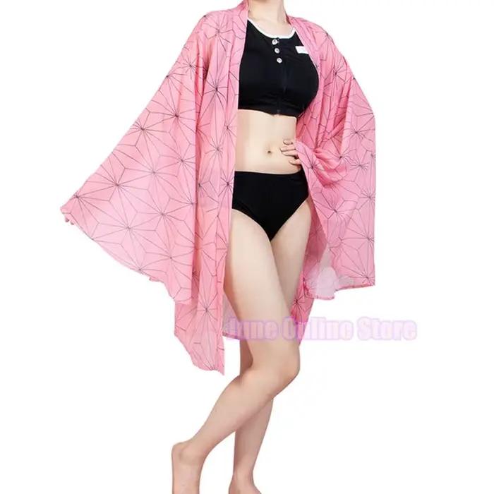 Maillot de bain Anime pour femmes Kochou Shinobu Cosplay