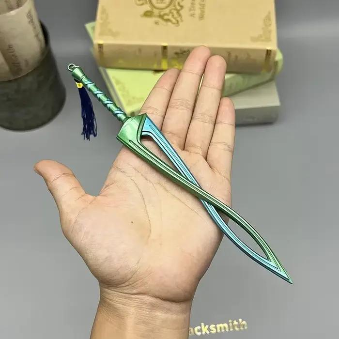 21cm Fierce Deity Sword LoZ Tears of the Kingdom Breath of the Wild Game Replica Metal Weapon Model Collectible Ornament Toy Boy Dropshipping Wholesale Hot Sale Gifts New Arrival Gift Free Shipping Dé