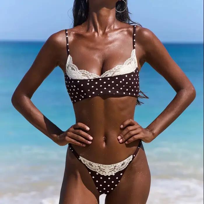 Bikini à pois 2026 sexy pour femme