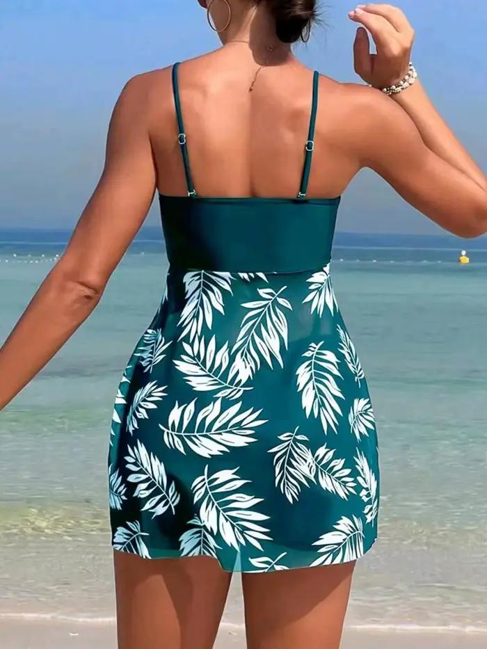 Maillot de bain tankini court 2026 avec short pour femme