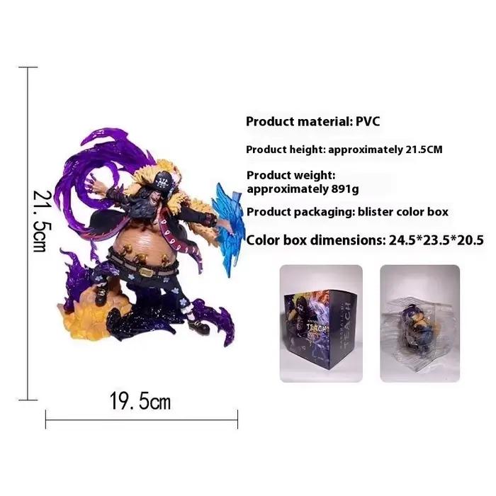 Barbe noire Marshall D enseigner les figurines Manga une pièce figurine d'anime barbe noire Gk Statue modèle Collection salle ornement cadeau