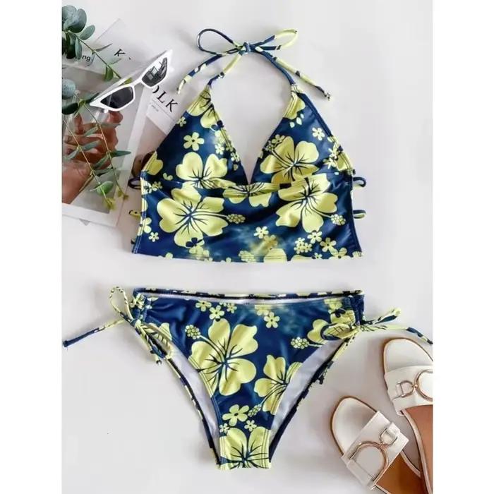 Maillot de bain à motif Floral pour femmes