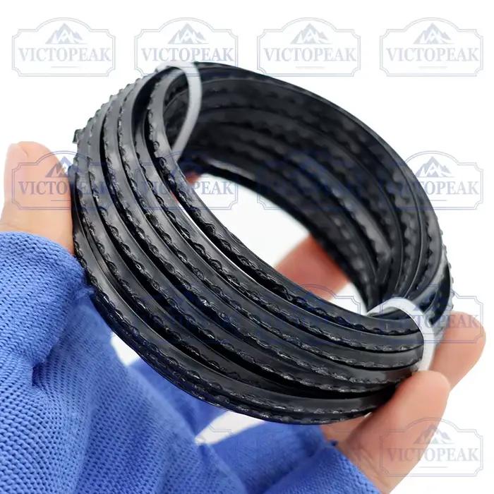Fil de coupe dentelé 3,0 mm 5 m en nylon noir durable pour débroussailleuse, accessoires pour outils de jardinage, coupe-herbe