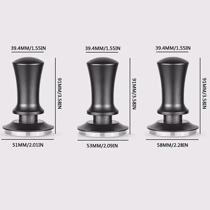 Dimensions de doseur de café 51mm 53mm 58mm, s'adapte parfaitement aux Machines à expresso Delonghi, outil d'application de café Barista de qualité supérieure