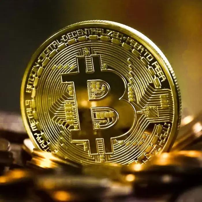 Pièce de monnaie Bitcoin plaquée or, Collection d'art à collectionner, cadeau commémoratif physique, Casascius Bit BTC, Imitation Antique en métal