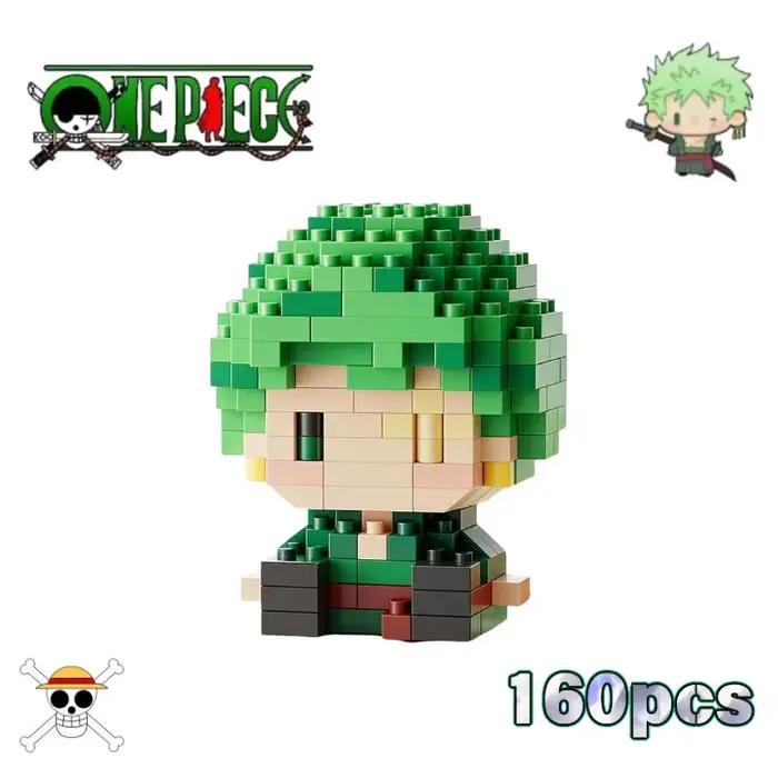 Figurines de construction en micro-blocs ONE PIECE Sun God Nika Luffy, Chopper, Ace, Buggy, modèle 3D anime, mini briques, jouets pour cadeau