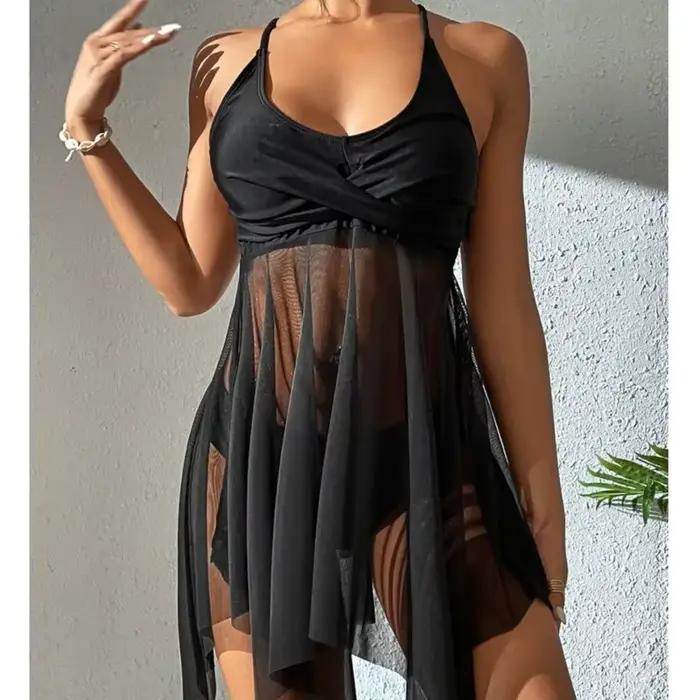 Été Sexy grands maillots de bain grande taille Tankini ensembles maillot